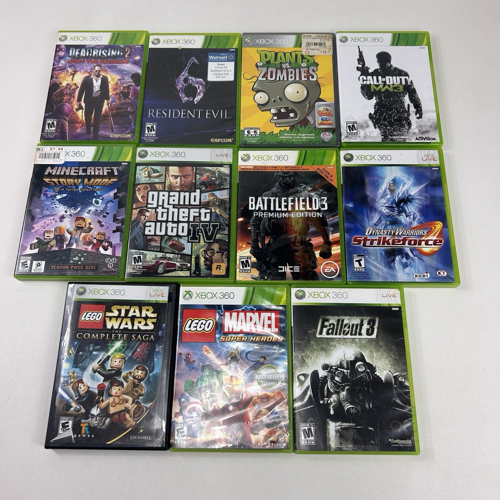 Lot Of 11 Mixed Various Xbox360 Games Bundle Tested Working