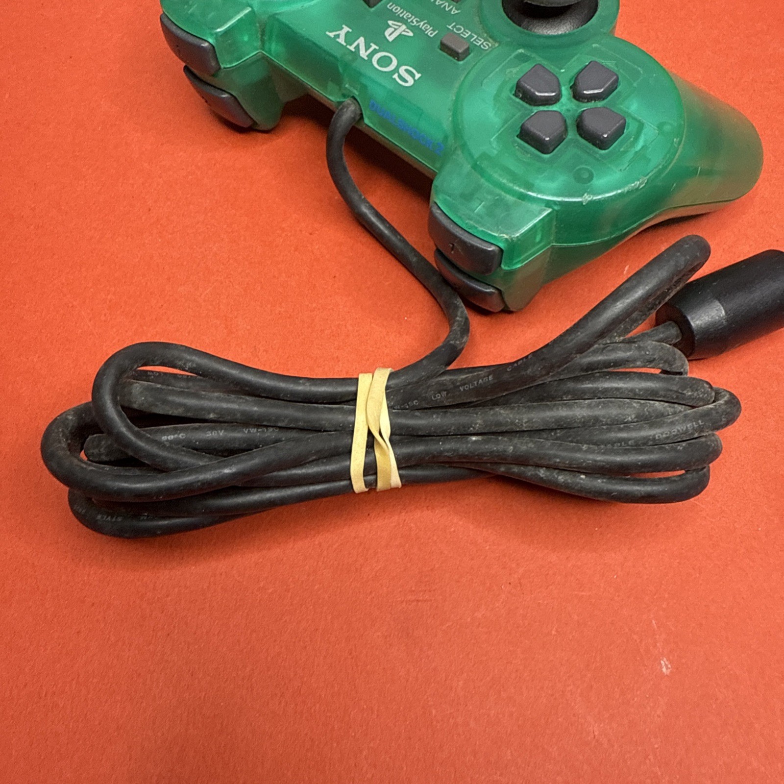 Sony PlayStation 2 PS2 Emerald Green DualShock Wired Controller OEM Authentic