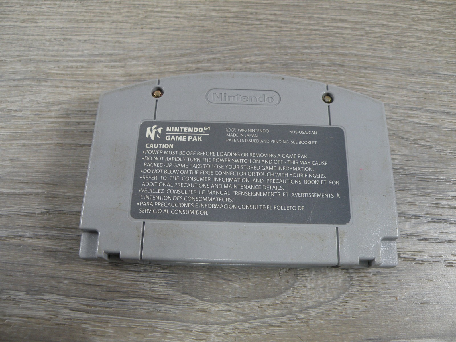 Super Mario 64 Nintendo 64 N64 Game Cartridge NUS-006 (USA) Untested
