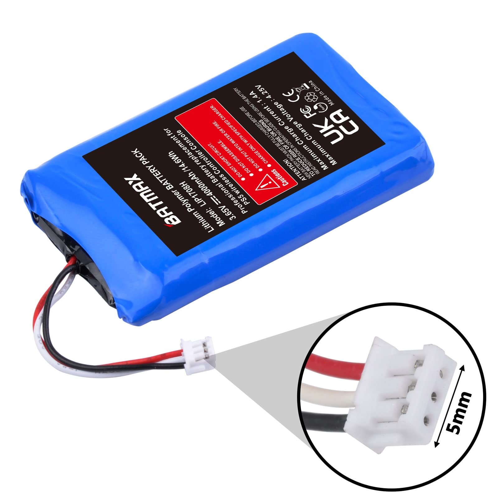 4000mAh LIP1708 Battery for Sony PS5 PlayStation 5 Dual Sense Controller CFI-…