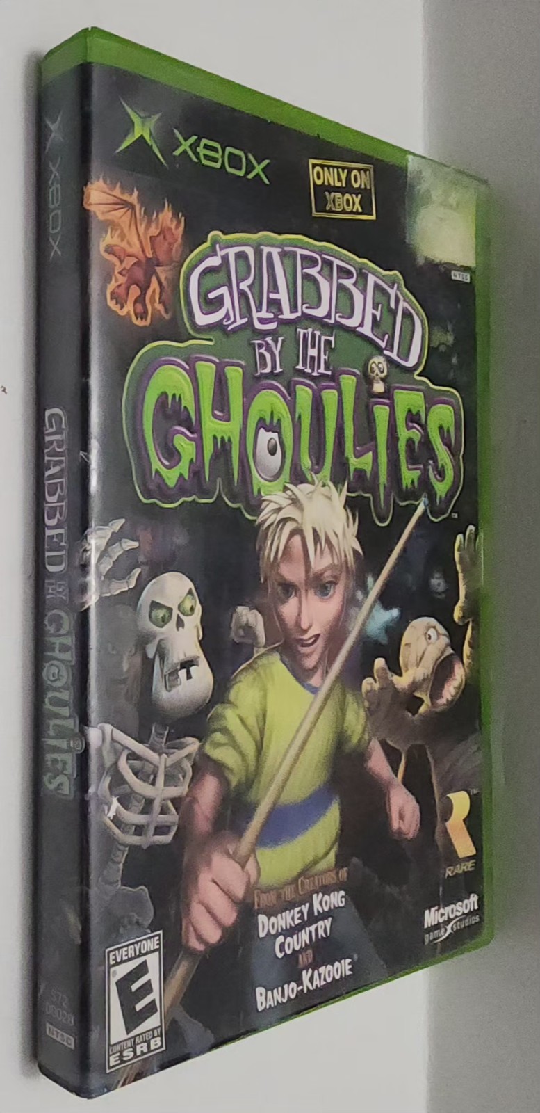 XBOX Grabbed by the Ghoulies (Microsoft Xbox, 2003) Original Game Rare
