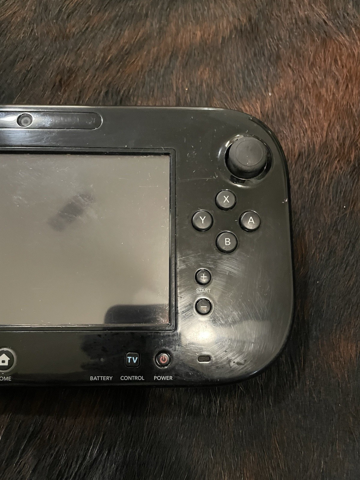 Nintendo Wii U WUP-010 Gamepad Only Black Works Tested