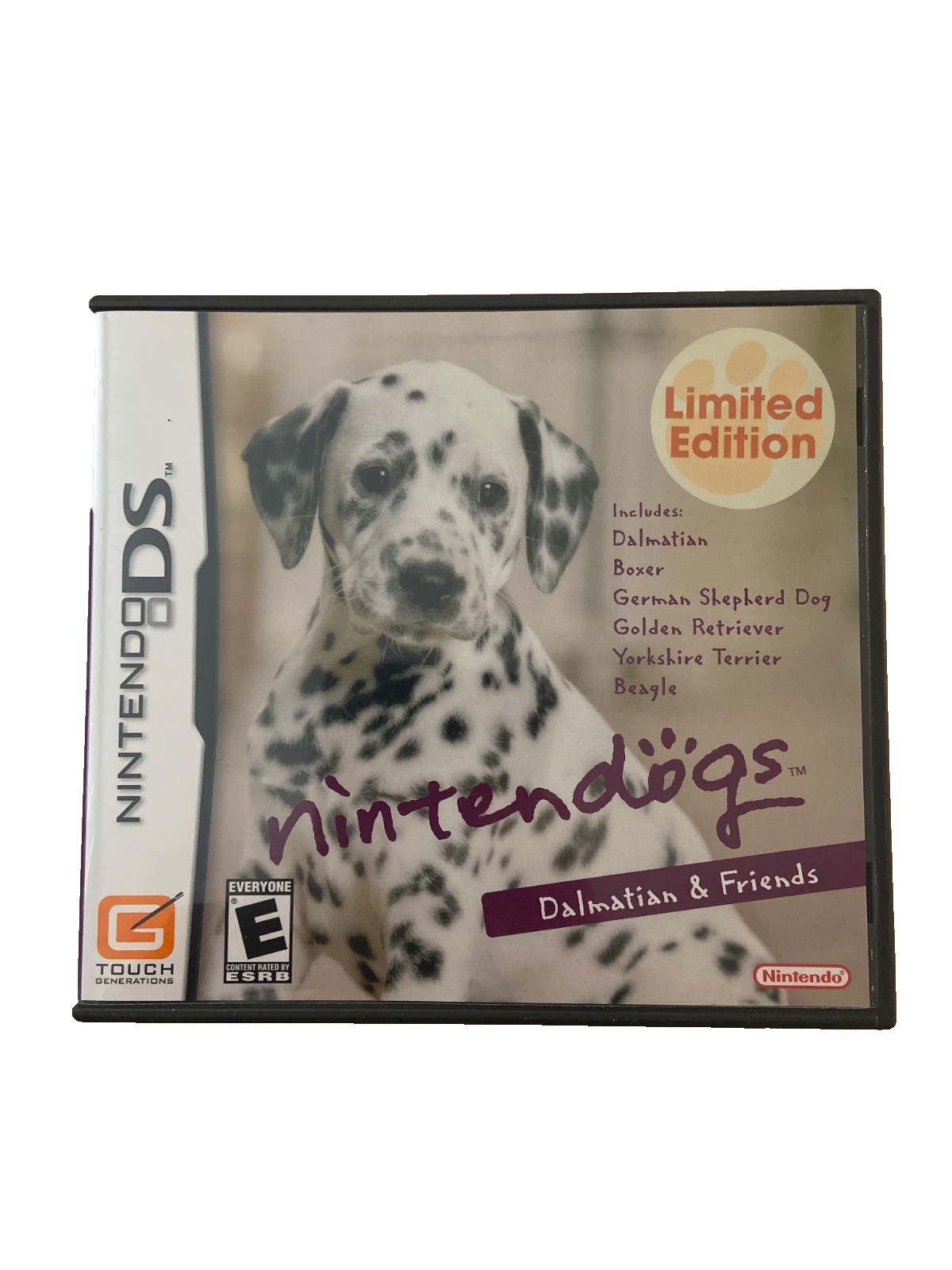 Nintendogs: Dalmatian & Friends (Nintendo DS, 2006) Limited Edition