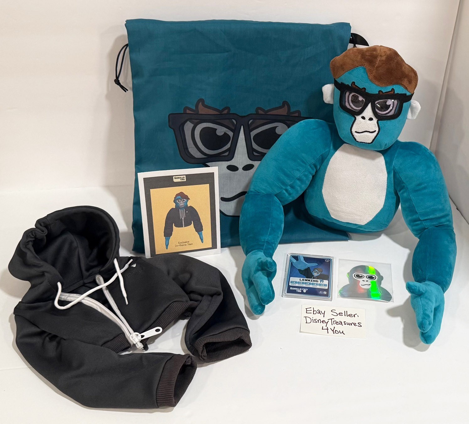 Official Gorilla Tag Plush LEMMING Monke Plushie Set +Game Code Juniper/Makeship