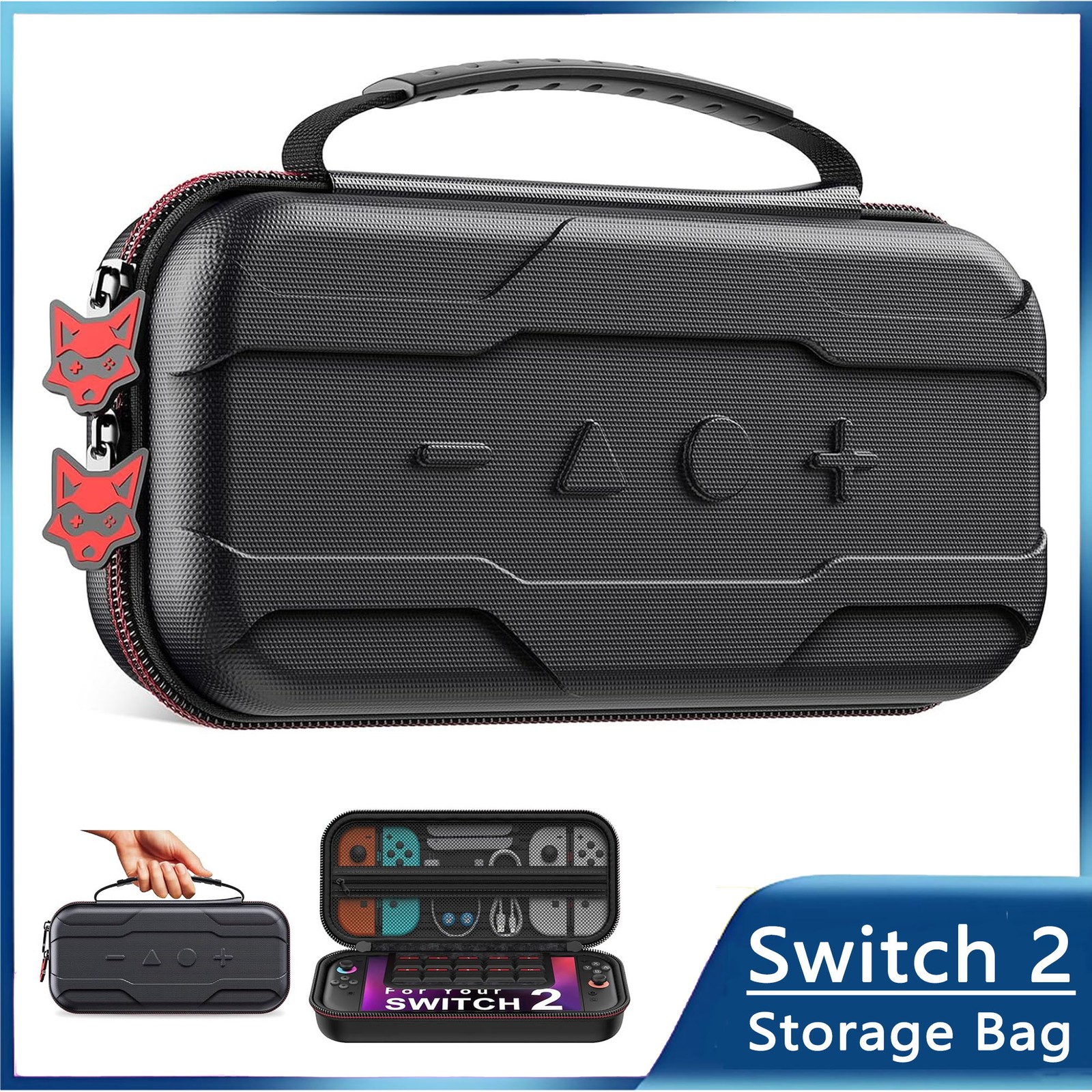 Waterproof Travel Carry Case Protective Hard Shell Case for Switch 2 Console