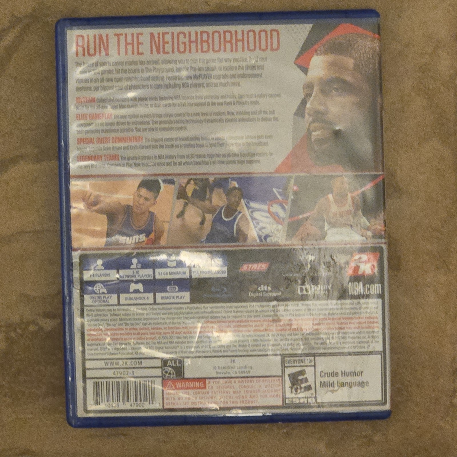 2K NBA 2K18 Basketball Sports PS4 E10+ (Everyone 10+) NBA 2K Series