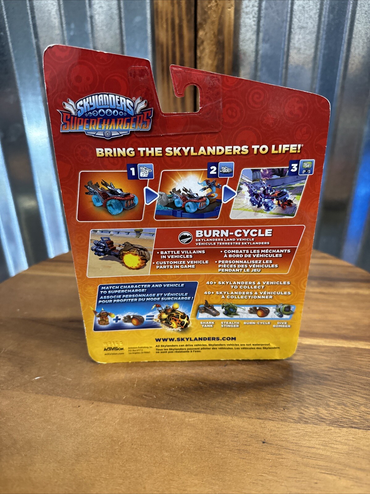 Skylanders Superchargers Burn-Cycle Skylanders Land Vehicle New 2015