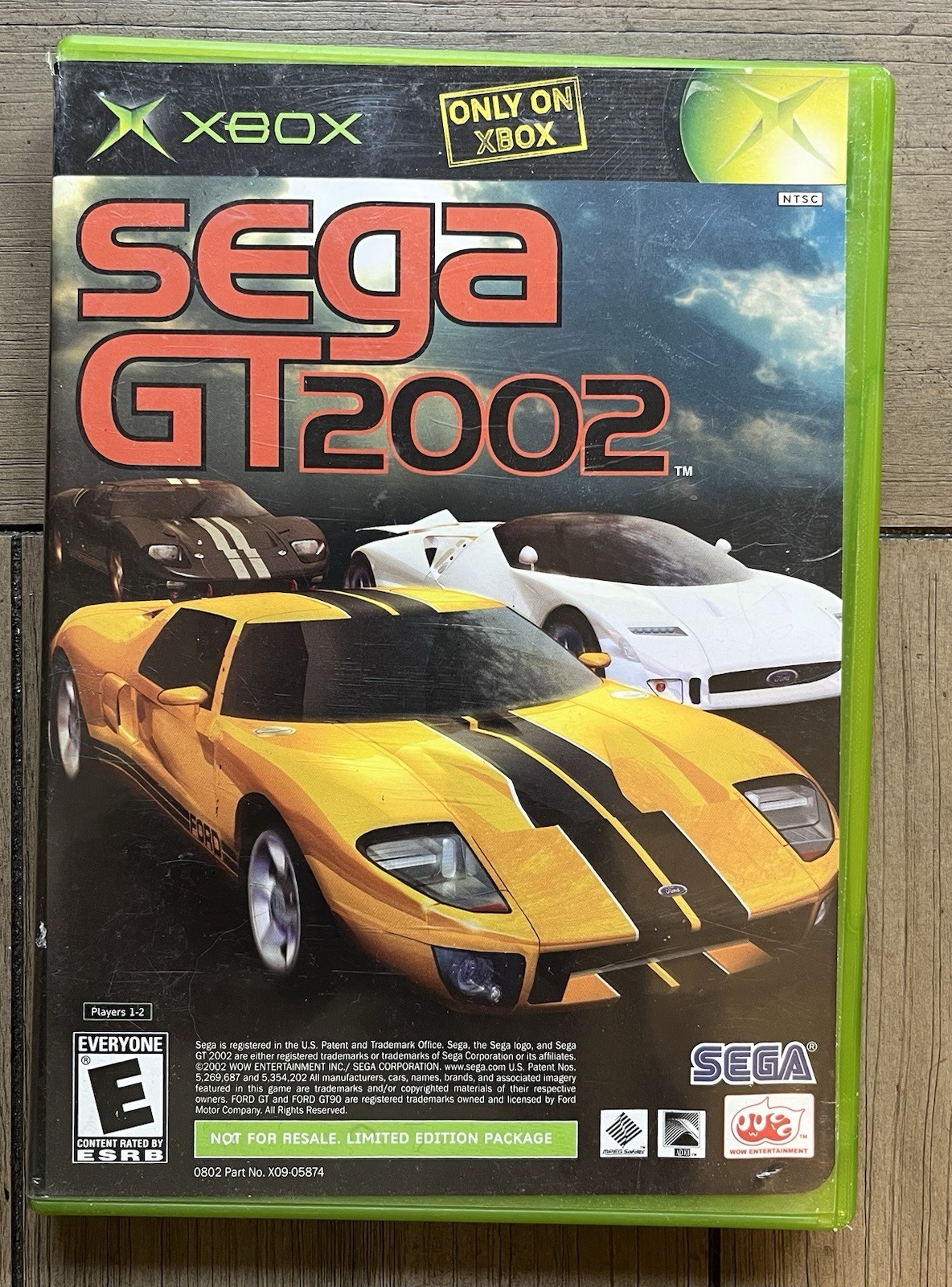 Sega GT 2002 & Jet Set Radio Future JSRF Original XBOX – Untested