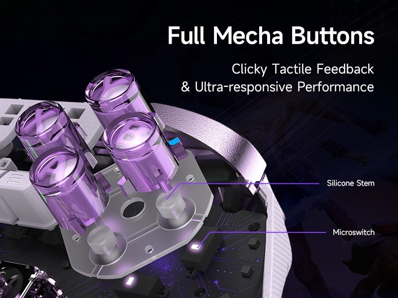 Wireless controller Gamepad TMR Joystick, Dual-Mode Trigger-US-D10