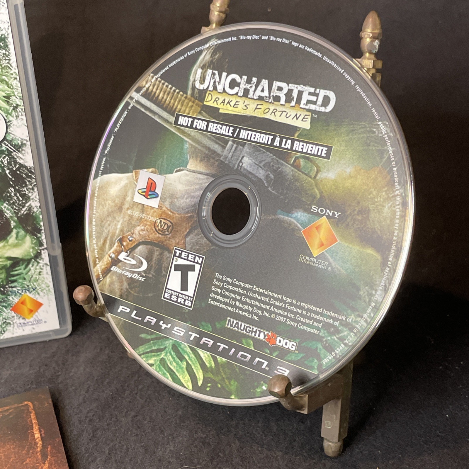 UNCHARTED: DRAKE’S FORTUNE, PS3, PLAYSTATION 3 NOT FOR RESALE NO BARCODE working