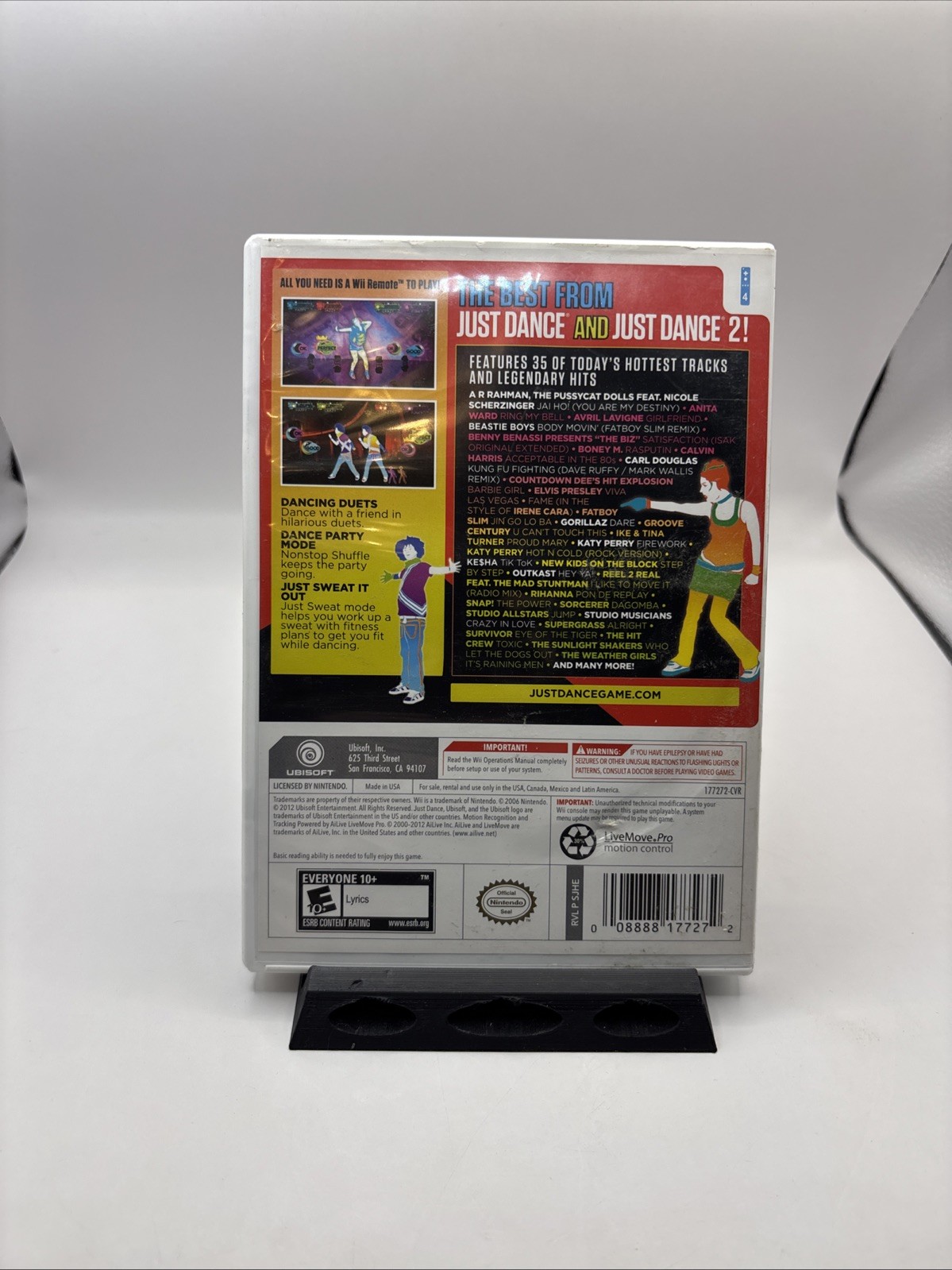 Just Dance — Greatest Hits (Nintendo Wii, 2012) CIB