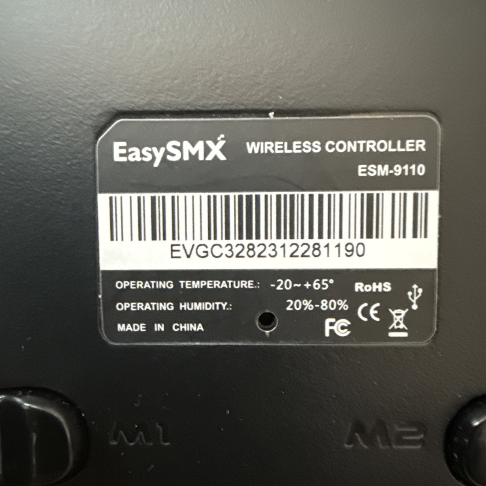 ESM-9110 SMX Wireless Gaming Controller for PC/PS3/Switch/Android Tested working