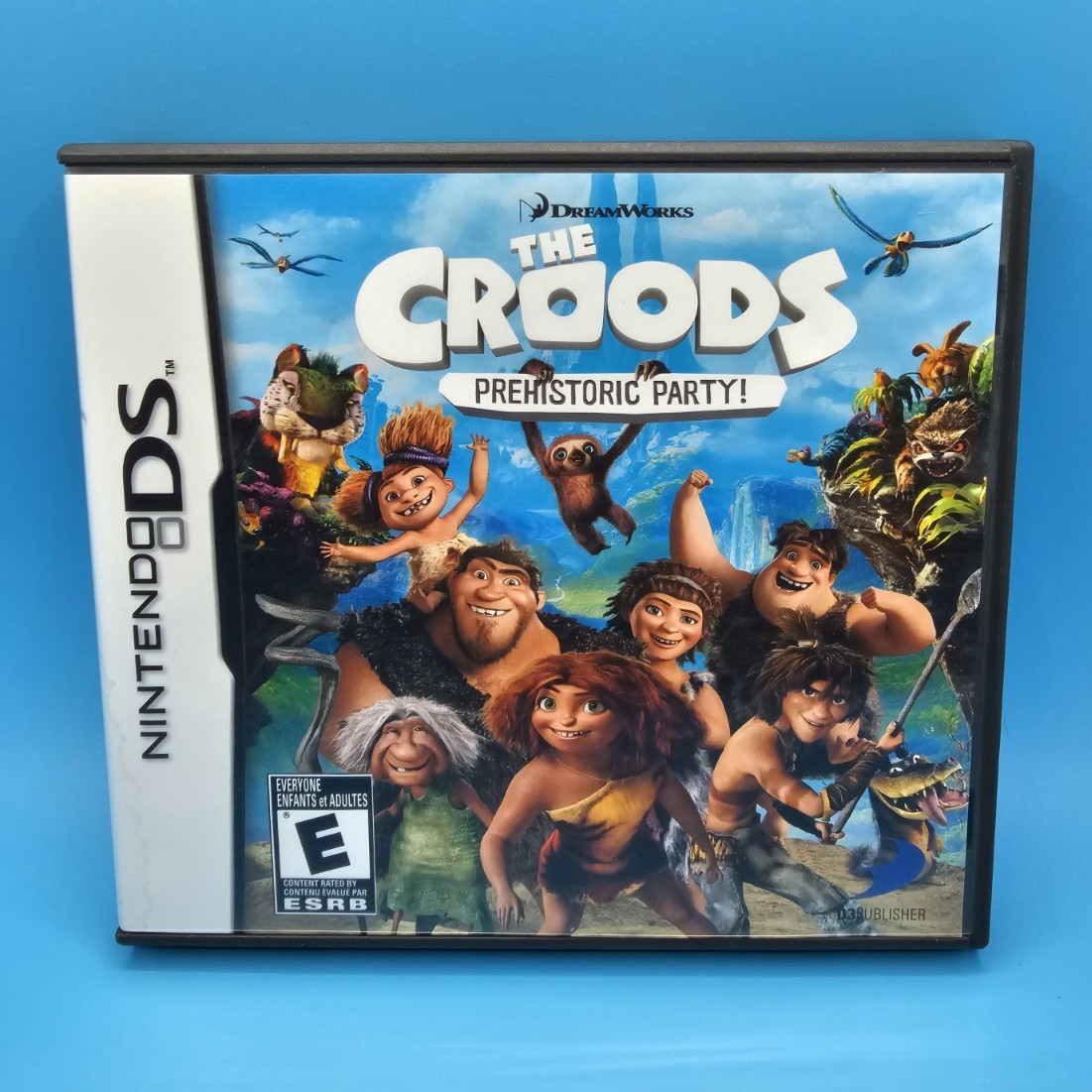 D3Publisher The Croods: Prehistoric Party! Nintendo DS Game Manual E NTSC-U/C
