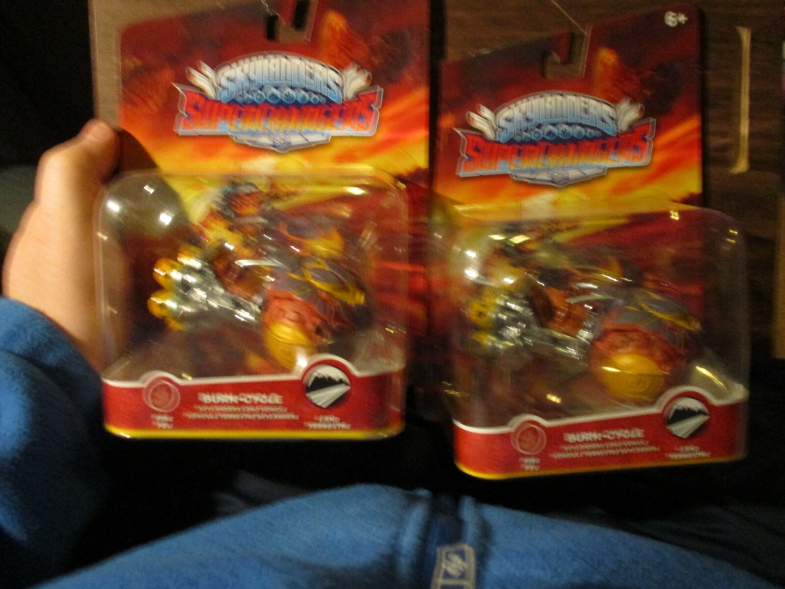 LOT OF 2 SKYLANDERS SUPERCHARGERS BURN-CYCLE LAND VEHICLES NEW NIB ACTIVISION