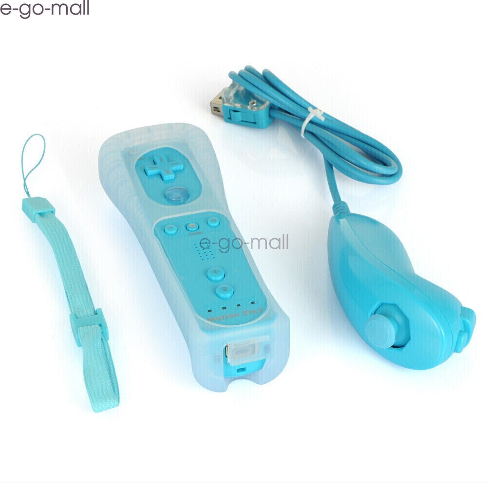 Wii Remote Motion Plus Wireless Controller Nunchuck for Nintendo Wii & Wii U