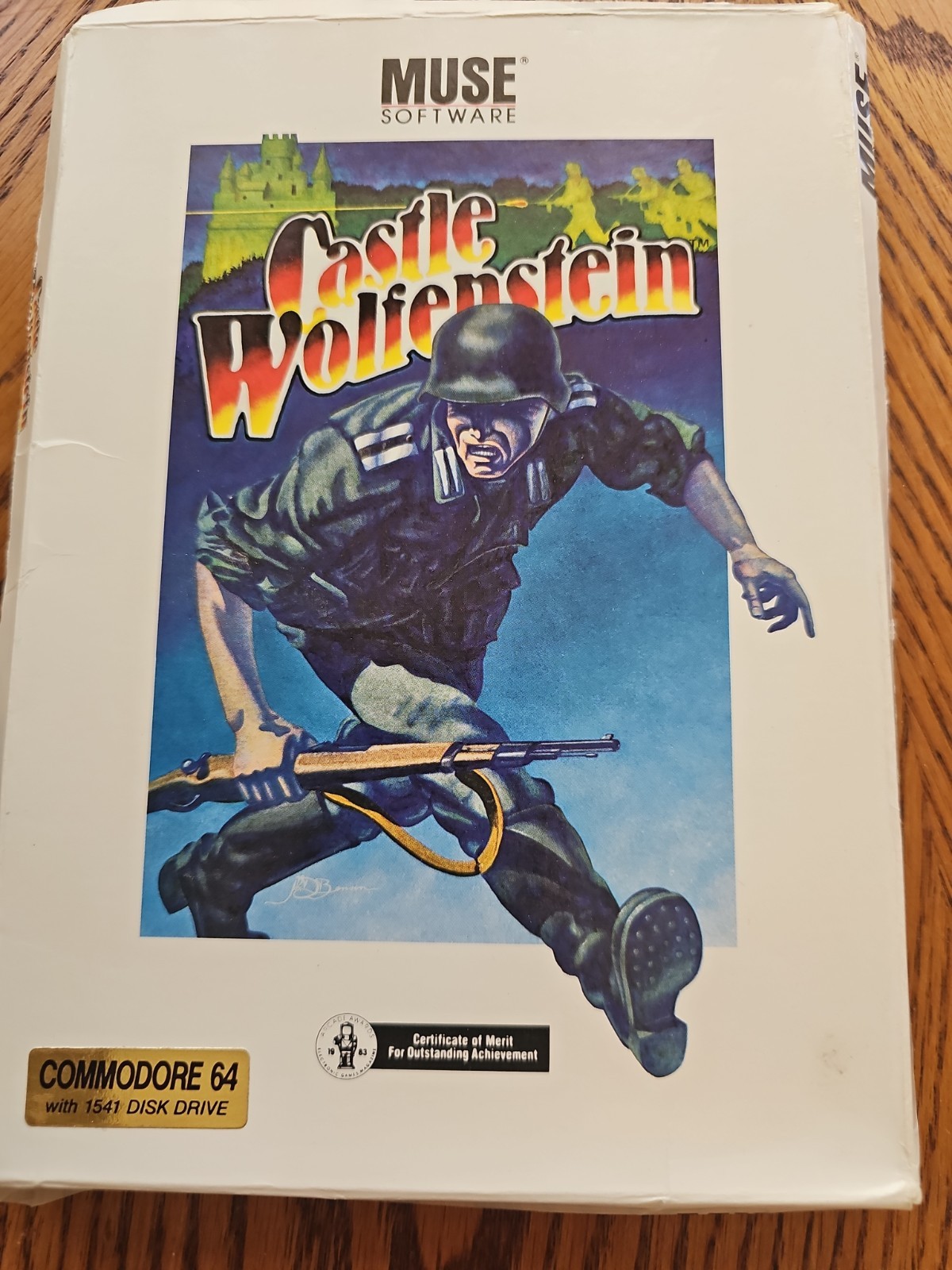 Castle Wolfenstein 1981 Muse software Commodore 64 Computer Game