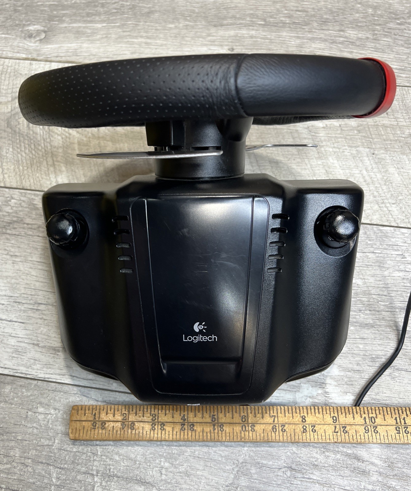 Logitech G27 Steering Wheel Only PS3 PC Racing Sim Base Usb – Works GREAT!