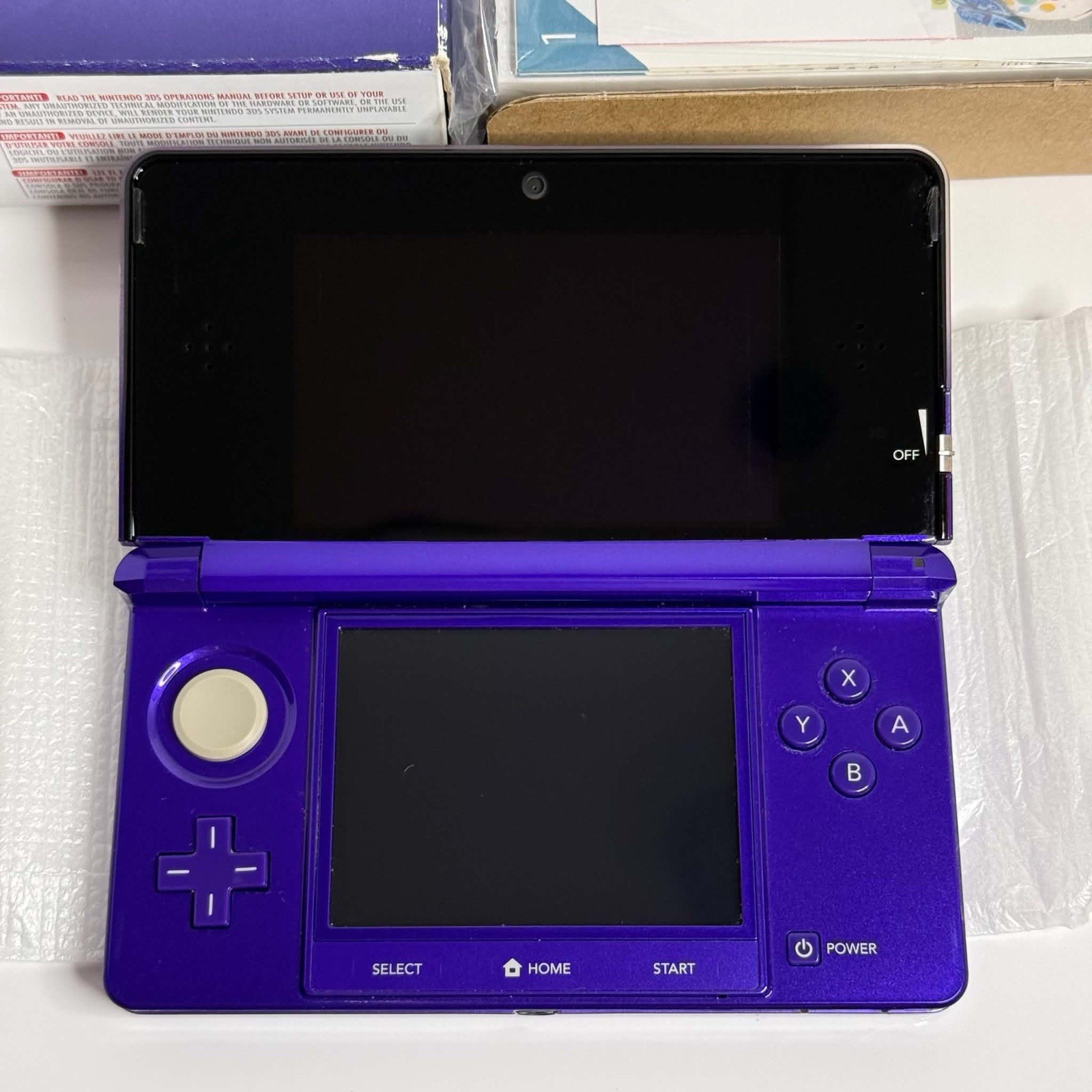 Nintendo 3DS Midnight Purple Console – Complete CIB In Box – CLEAN SYSTEM