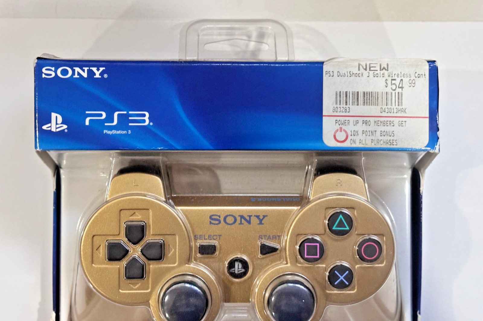 Sony PS3 OEM DualShock 3 (99070) Controller – Gold – NEW In Box!
