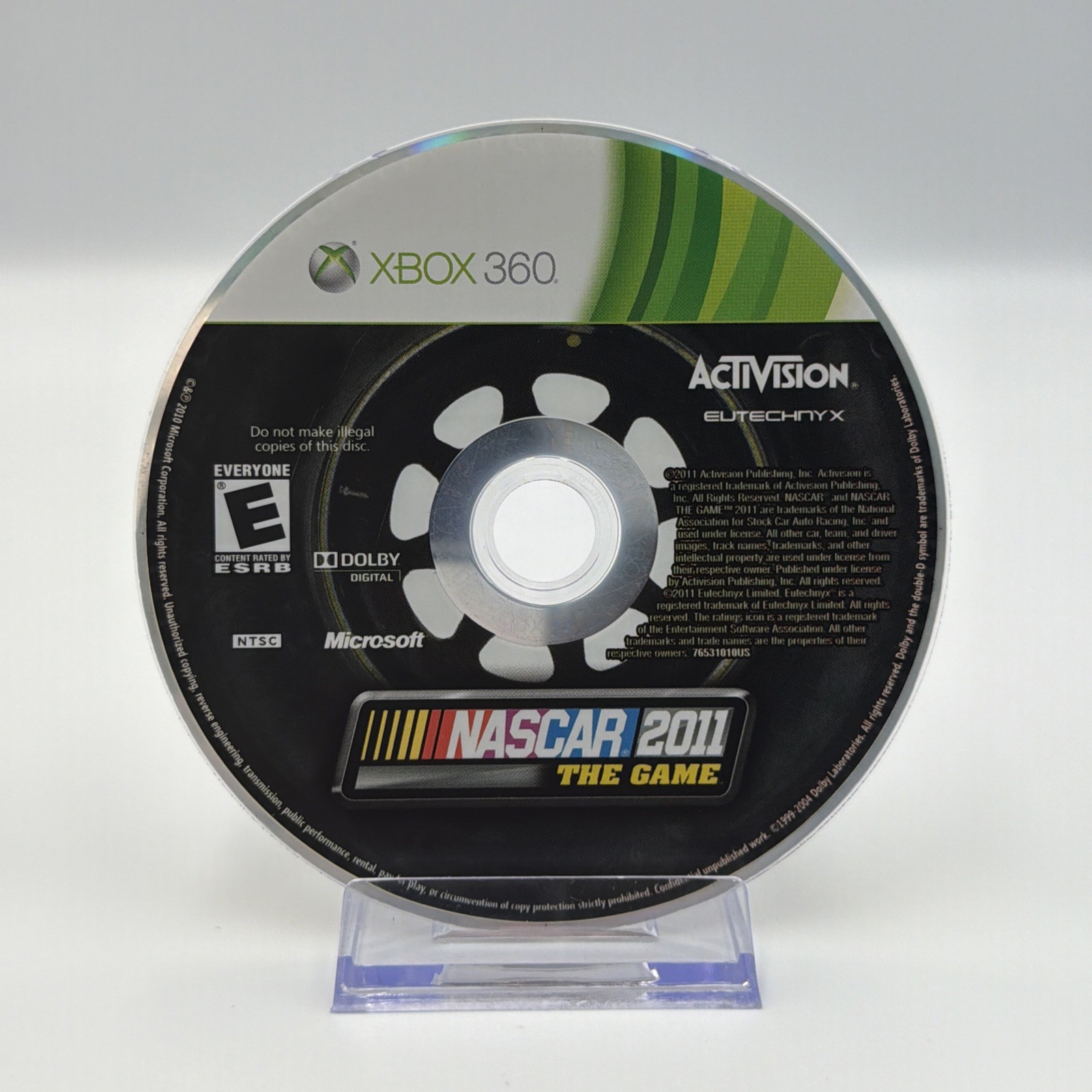 NASCAR The Game 2011 (Microsoft Xbox 360, 2011) | Game Disc Only | Mint 🔥