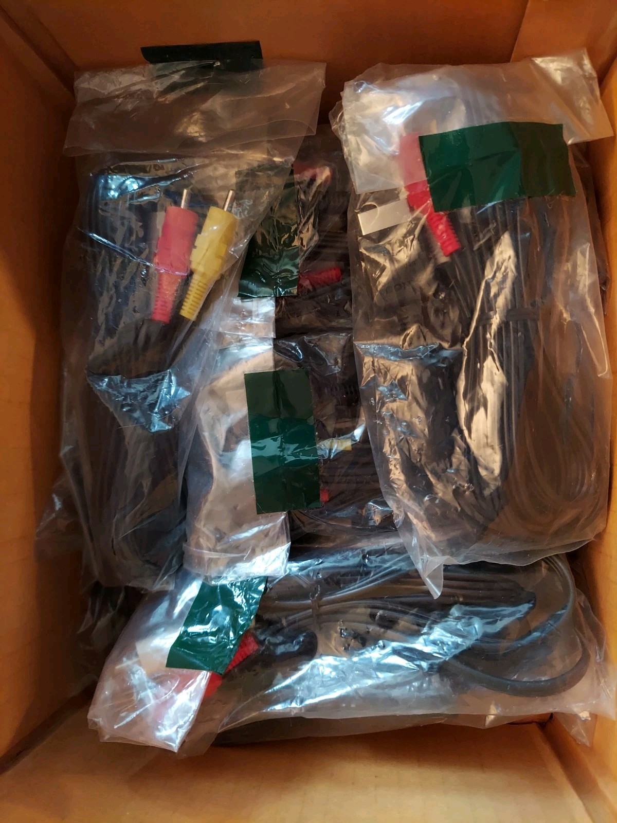 Bulk Lot 10 Original OEM Sony PlayStation 1 2 3 Composite Video RCA Cable Cord