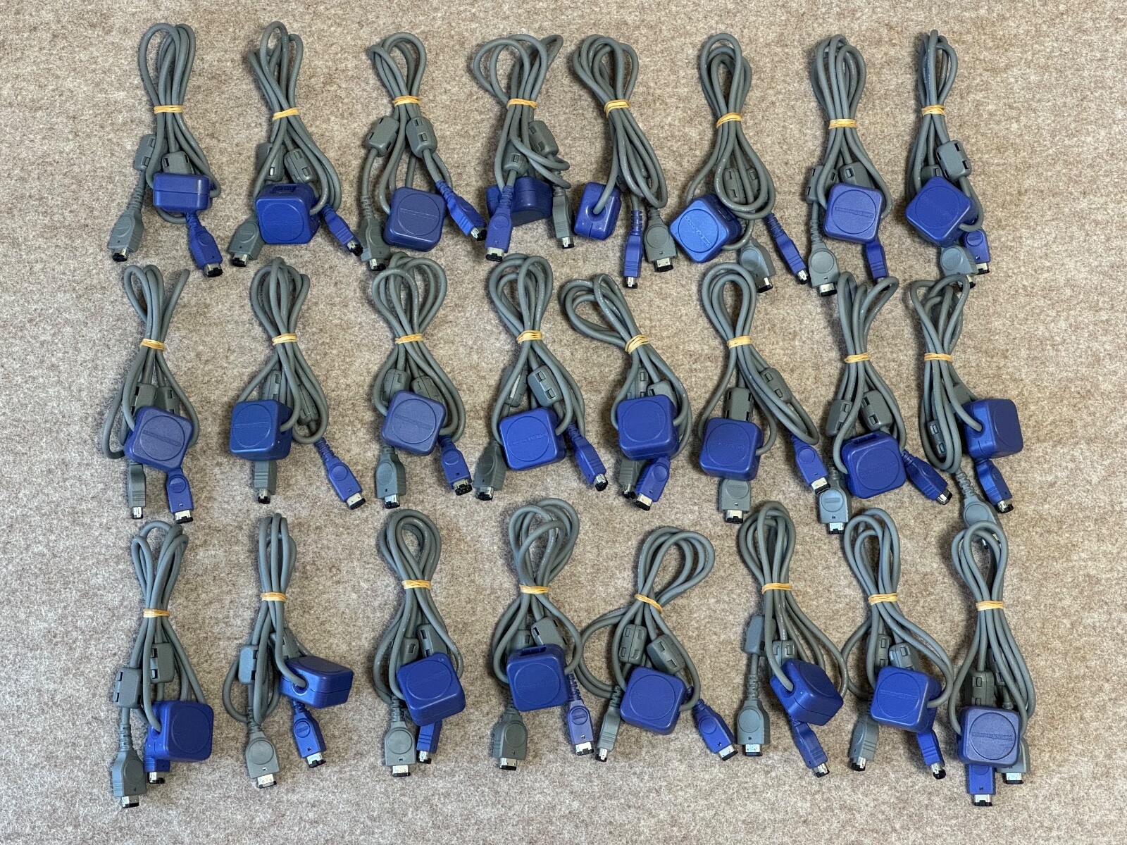 1 Nintendo GBA Game Boy Advance Official OEM Game Link Cable AGB-005 Tested