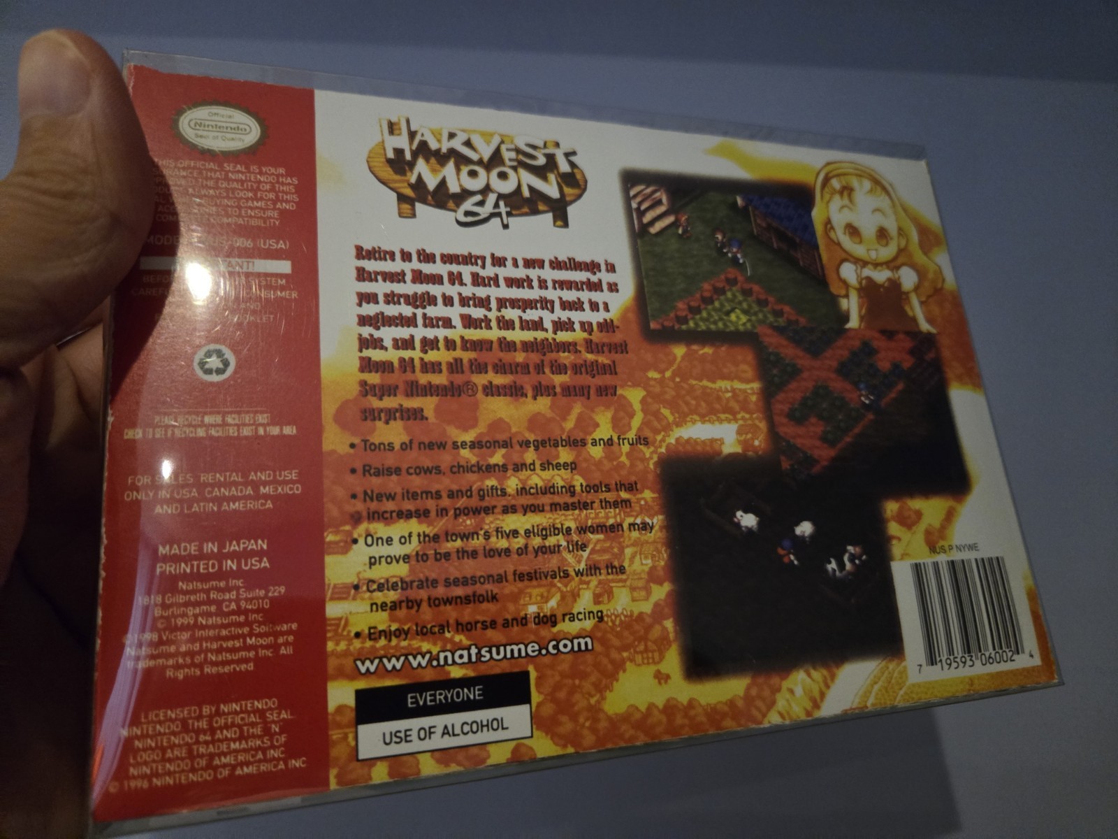 Harvest Moon 64 – N64 – Replacement Box READ DESCRIPTION