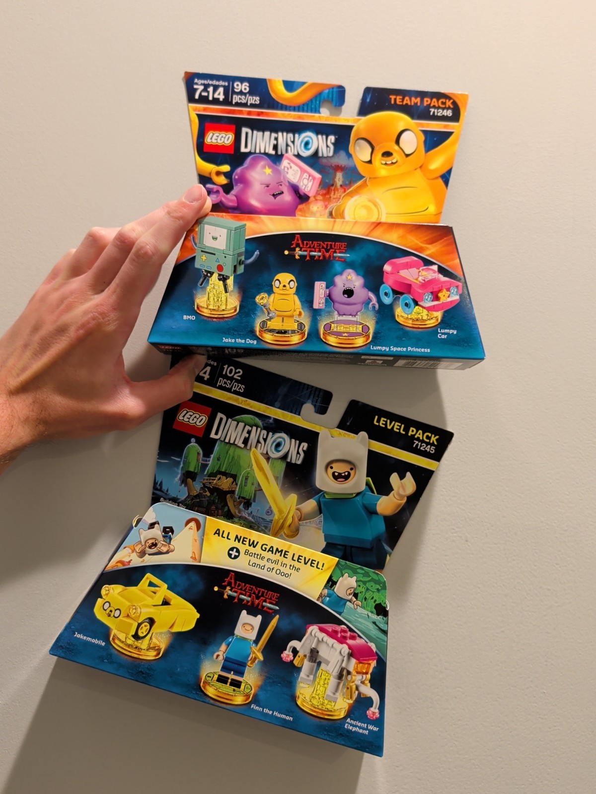 NEW⭐BUNDLE | LEGO DIMENSIONS Level Pack – Adventure Time – BNIB (71245+71246)