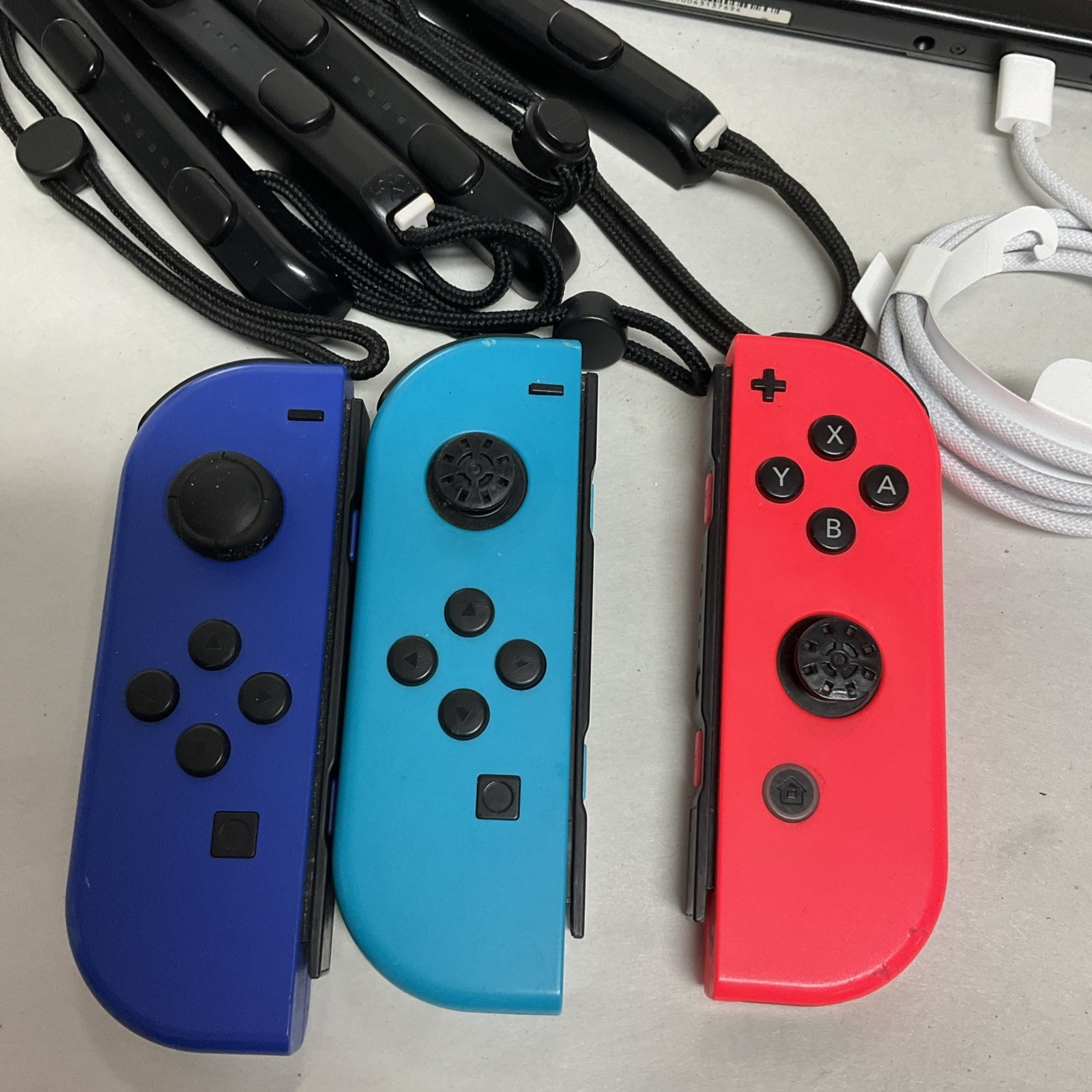 Nintendo Switch HAC-001 Pokémon Black/Purple Joy-Con Dock & Extras