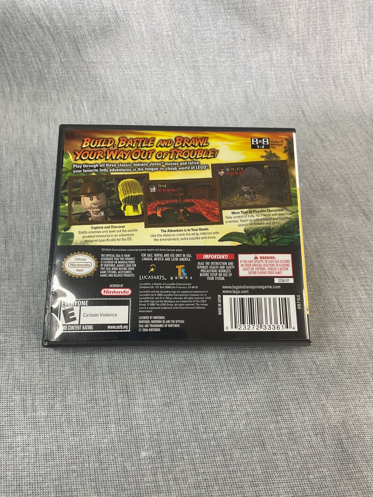LEGO Indiana Jones: The Original Adventures – Nintendo DS (Complete in Box)