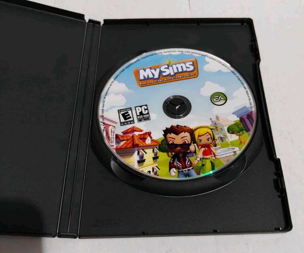 MYSIMS PC DVD-ROM COMPLETE EA LIFE SIMULATION GAME ONLINE TRADING VERSION