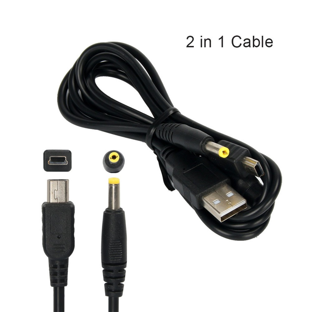 4ft 2 In 1 USB Data Charging Cable Charge Cord For PSP1000 PSP2000 PSP3000