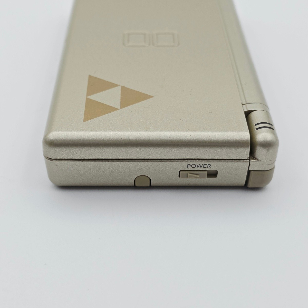 Nintendo DS Lite Zelda Triforce Gold Handheld System with Charger Stylus