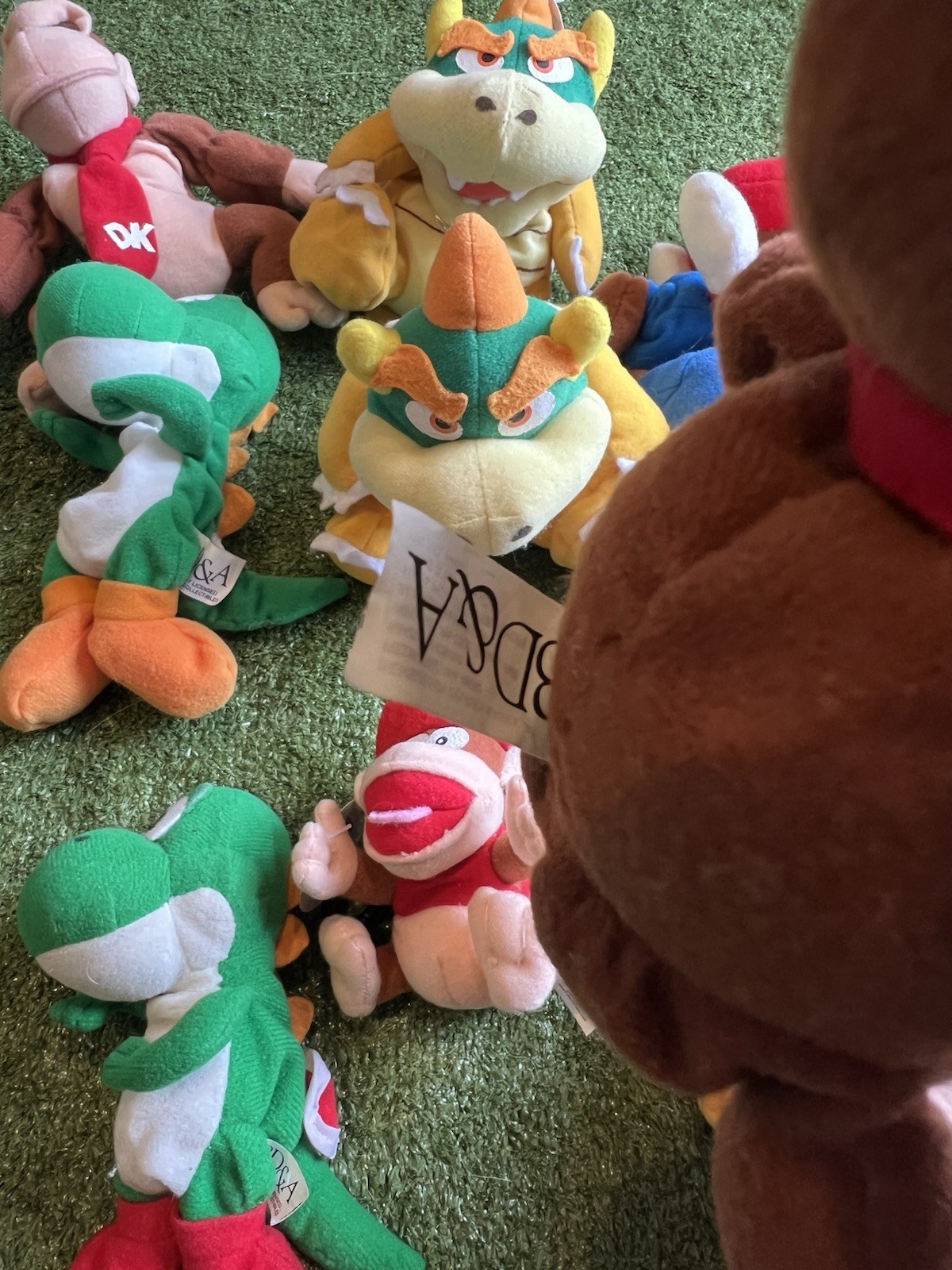 13 1997 Nintendo 6″ Plush BDA BD&A Super Mario Yoshi N64 Video Game Bean Bag