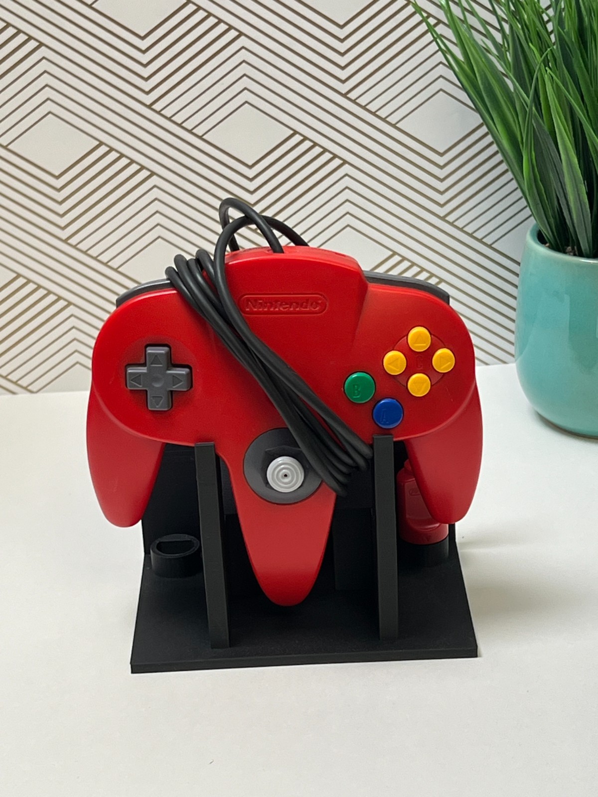 N64 Controller Modular Display Stand, Choice of Colors, 3D Printed