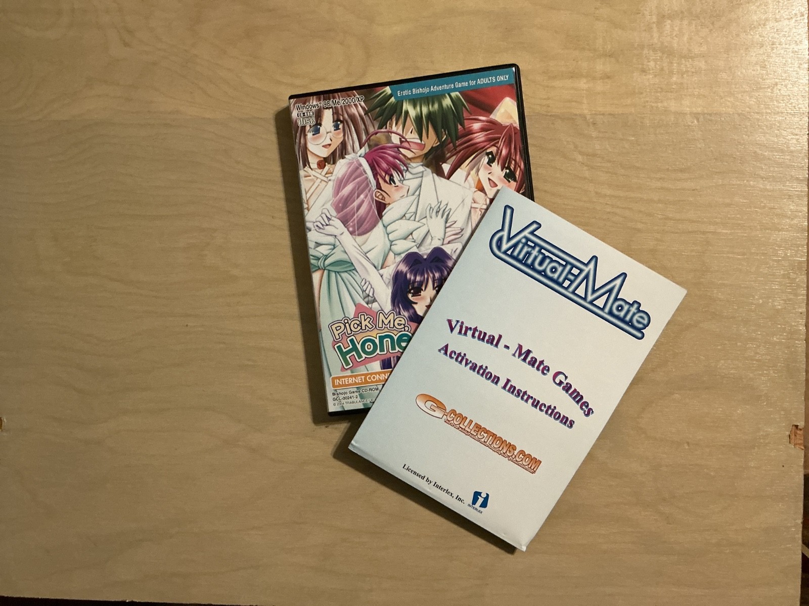 PICK ME HONEY GCOLLECTIONS Adult manga PC CD ROM game Virtual Mate Adult Content