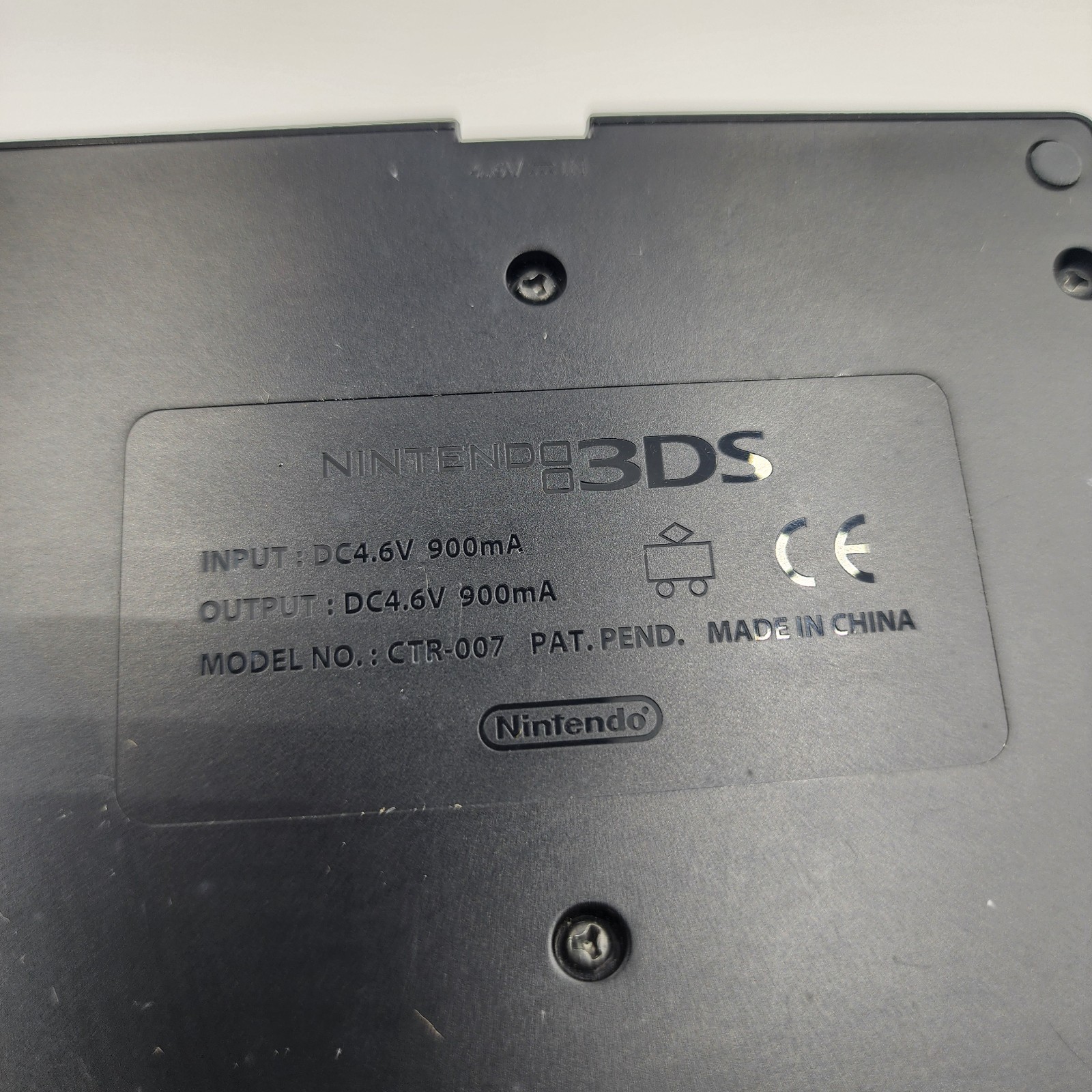 Nintendo 3DS Charging Cradle Model: CTR-007 *untested