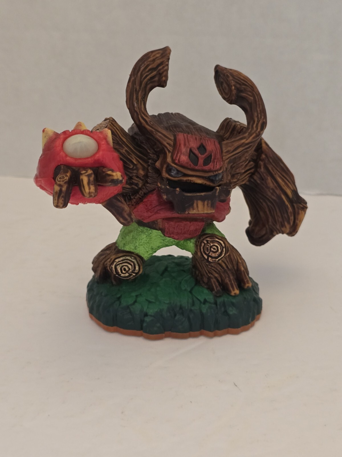 Skylanders GIANTS Bash Stump Cynder Tree Rex Series 2 orange base –