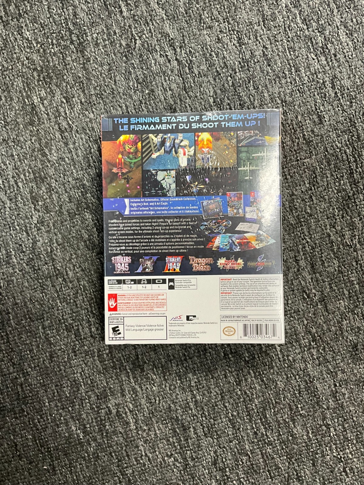 Psikyo Shooting Stars Alpha Limited Edition Collector Nintendo Switch New Sealed
