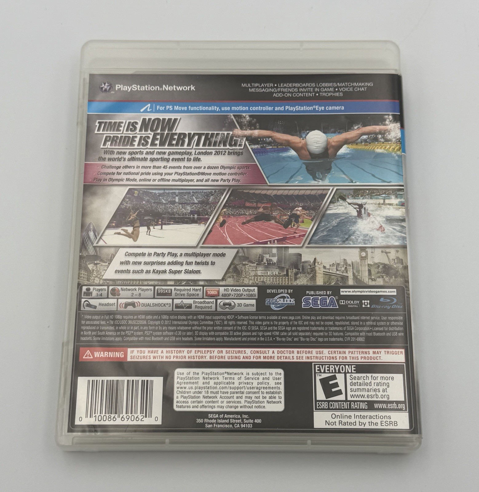 London 2012 Summer Olympics (Sony PlayStation 3, 2012) PS3 CIB Complete Rare