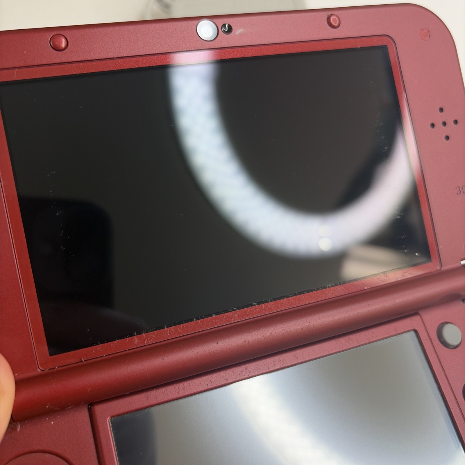 New Nintendo 3DS XL Red Console US Model – Top IPS Tested! W Charger Stylus