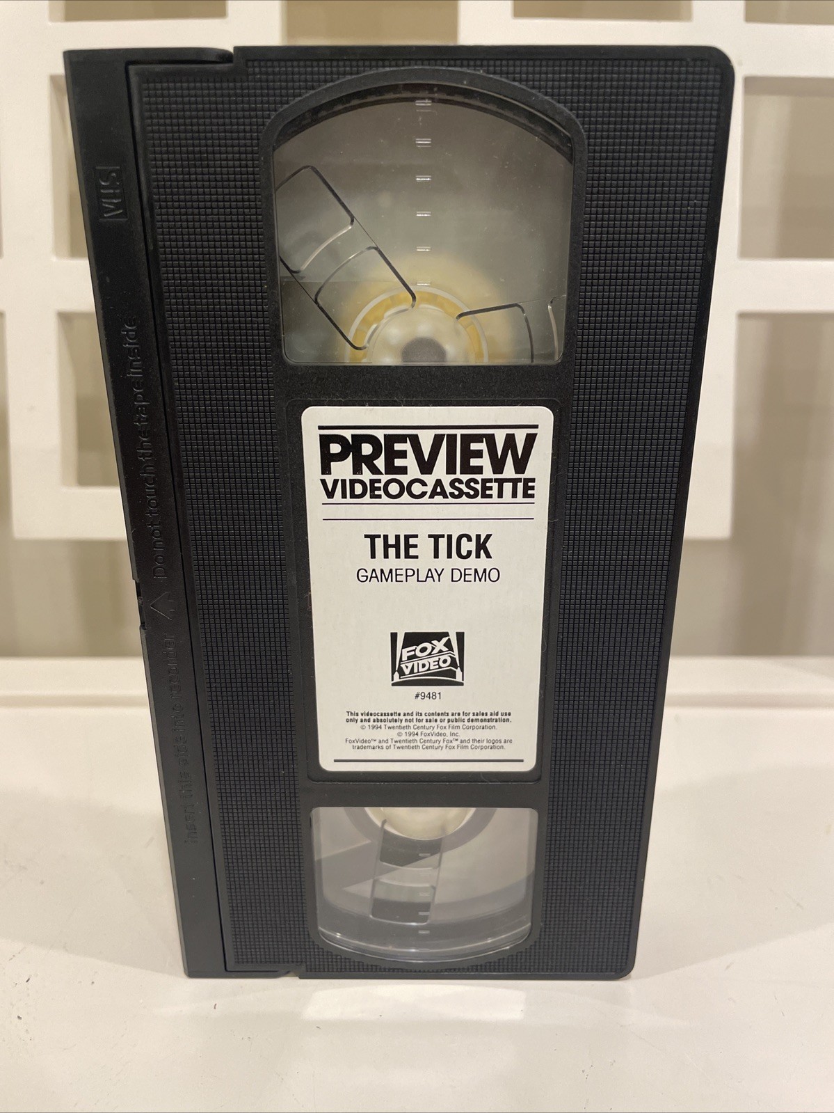 SUPER RARE The Tick SNES Sega Genesis 1994 Video Game Gameplay Demo Preview VHS