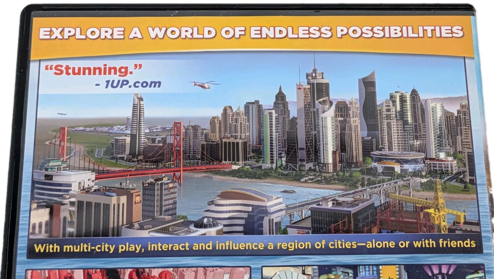 Sim City 2013 PC Dvd-Rom; FREE SHIP US; Product Key Included