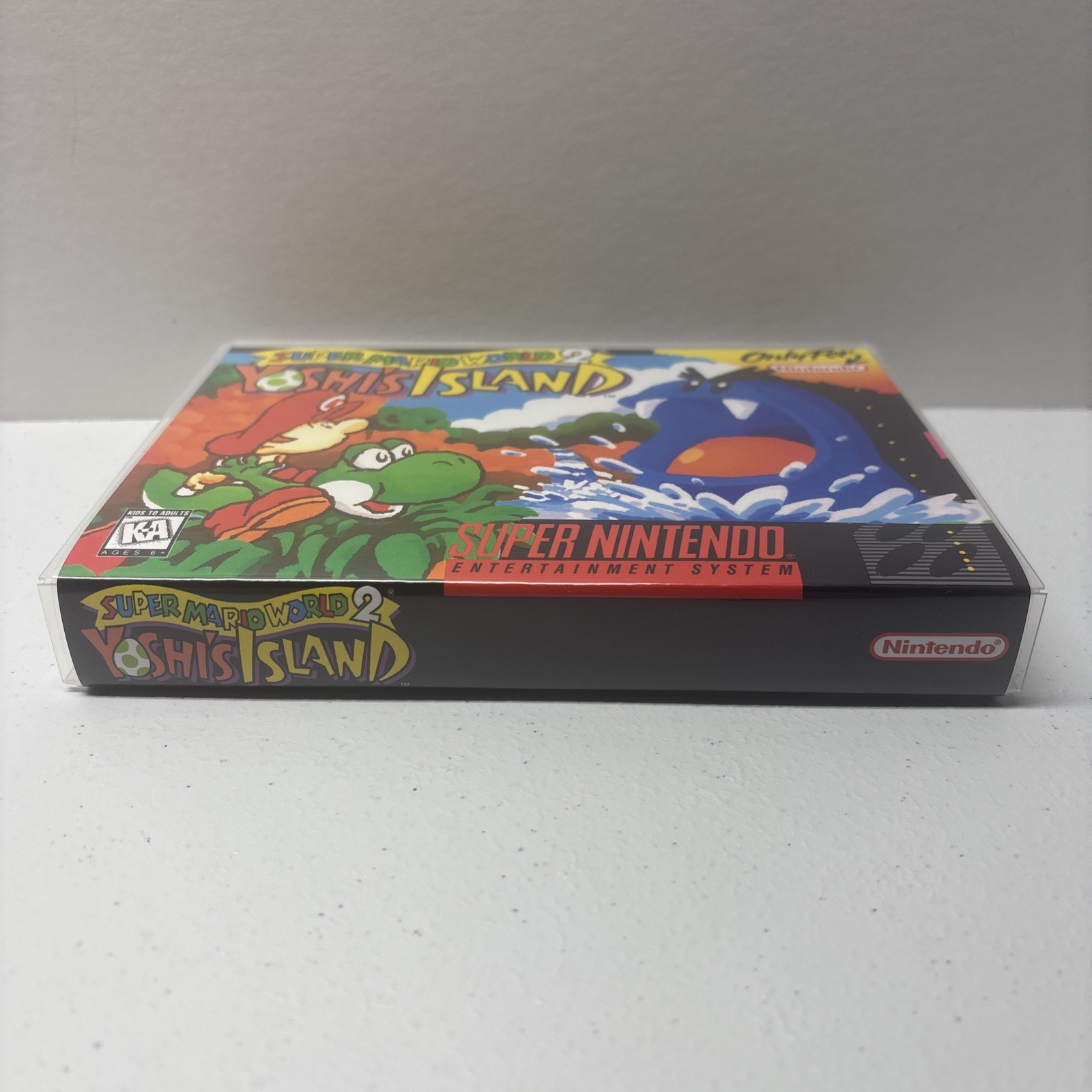 SMW2 Yoshi’s Island SNES Universal Game Case for Game Cartridge *CASE ONLY*