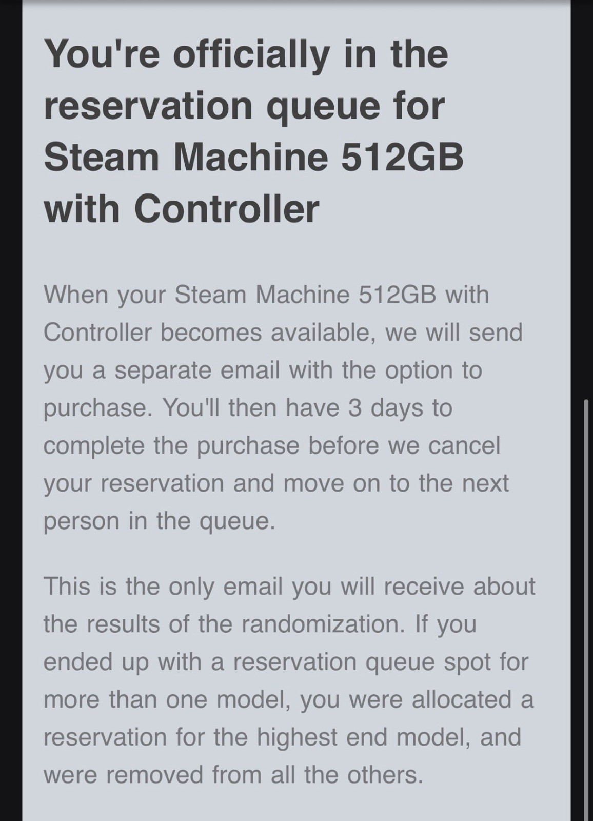 Steam Machine 512GB with Controller Valve PC – (512GB) – Presale