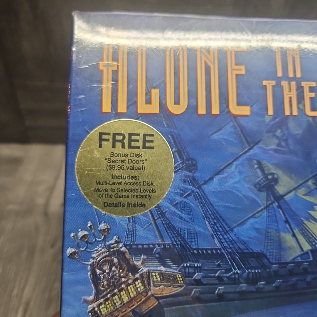 ALONE IN THE DARK 2 SEALED BIG BOX IBM DOS 3.5″ DISKS