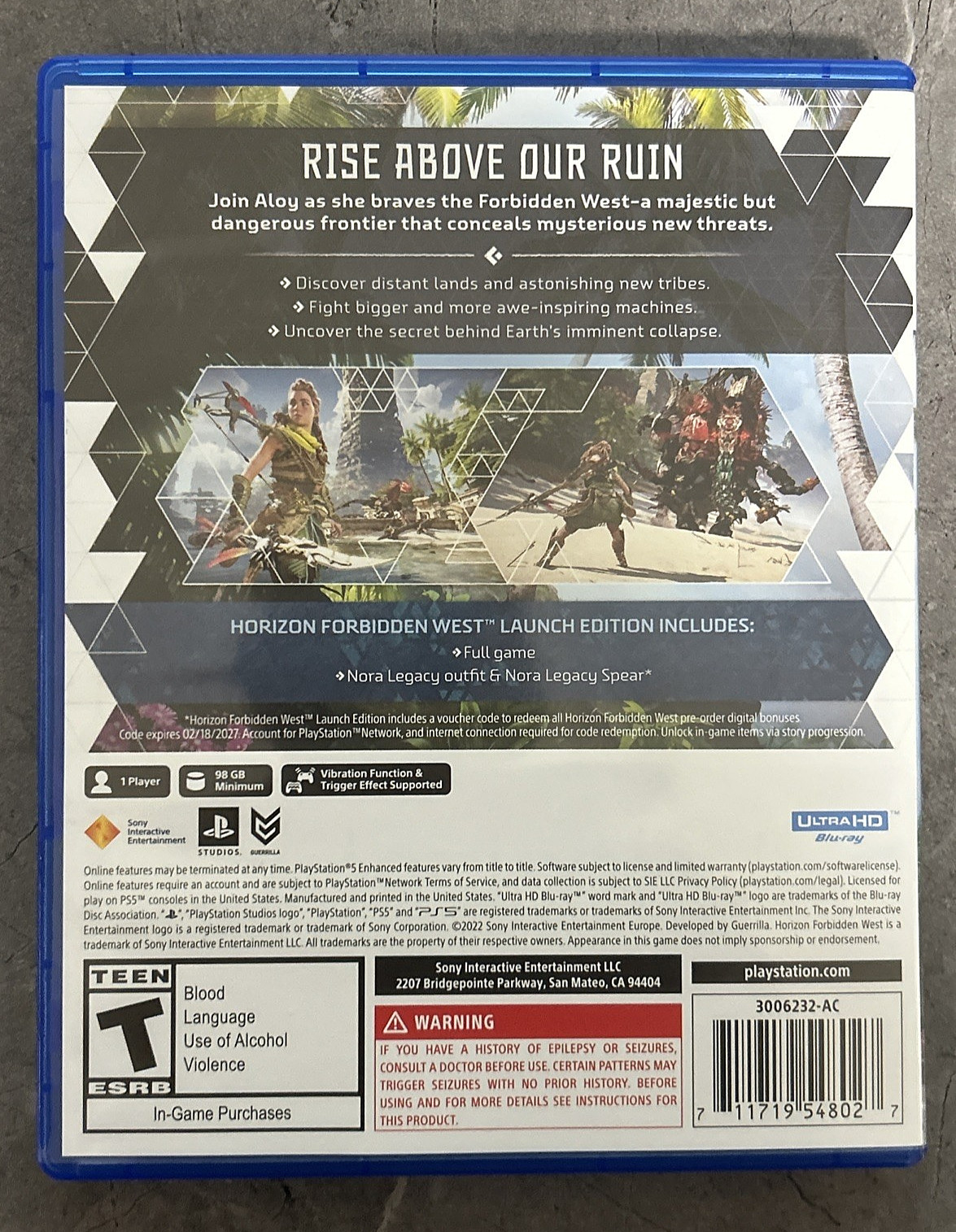 Horizon Forbidden West – Launch Edition | CIB Complete | Sony PlayStation 5