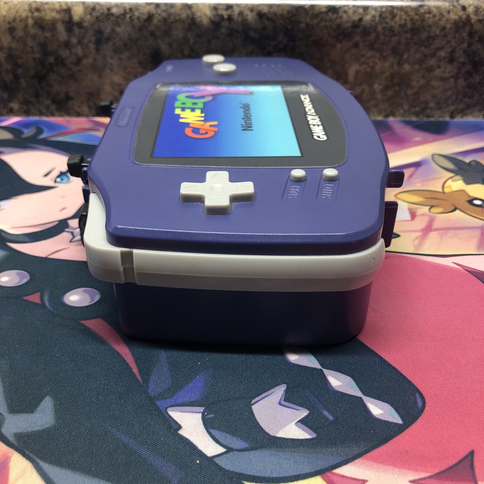 RARE Game Boy Advance Hard Shell Carrying Case 2002 ALS – Indigo Purple #ML