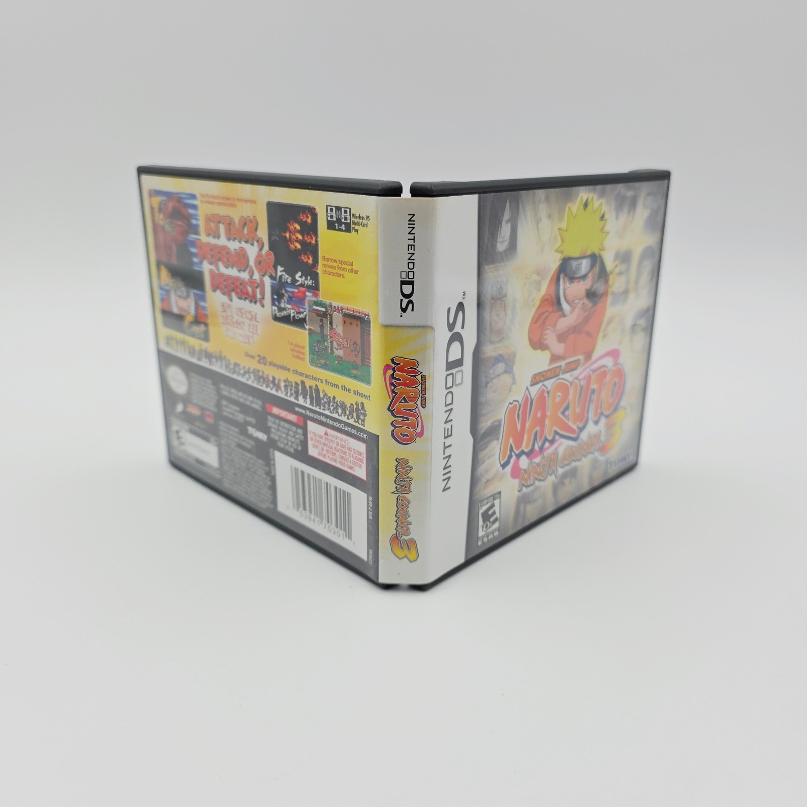 Naruto Ninja Council 3 Nintendo DS Game Manuals Booklets Case Cartridge