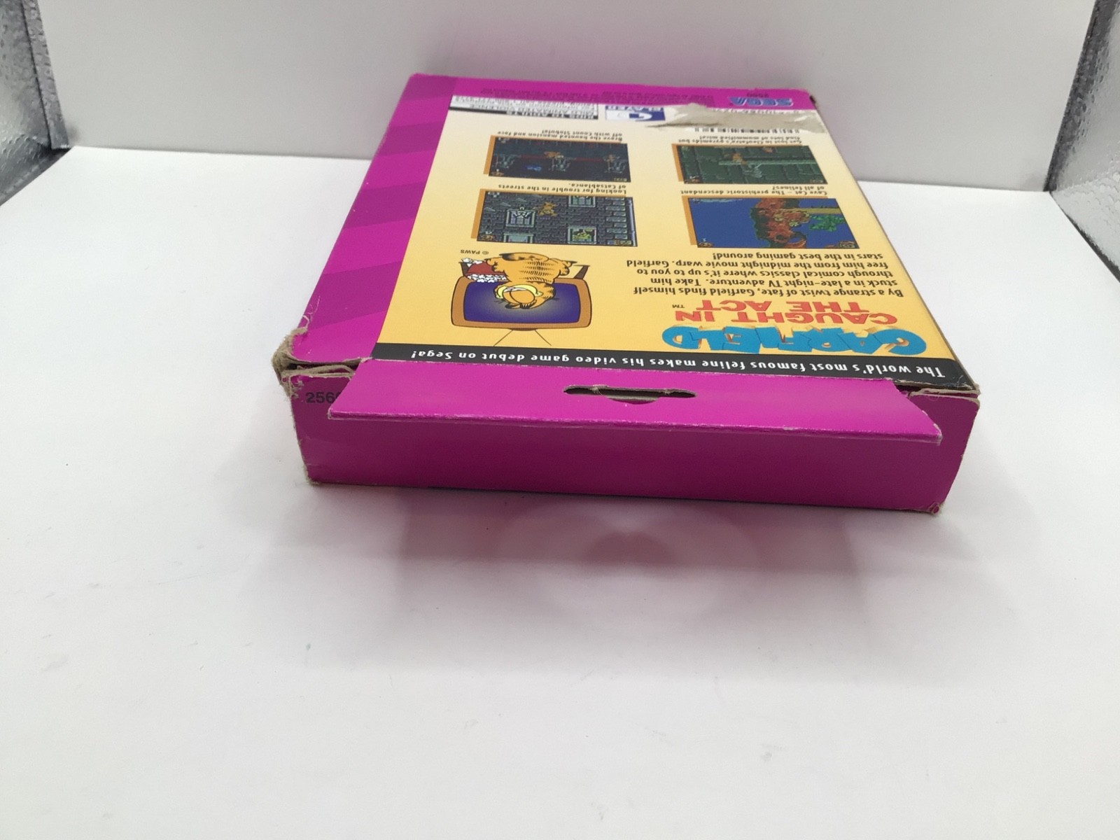 Garfield Caught in the Act Sega Game Gear Complete W/ HTF Comic Manual CIB Wear